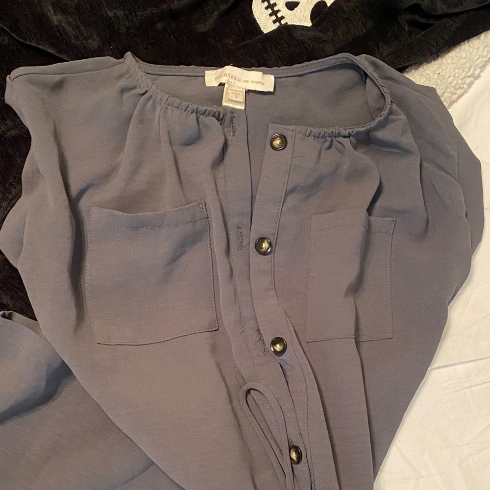 Monetau Los Angeles Gray Jumpsuit